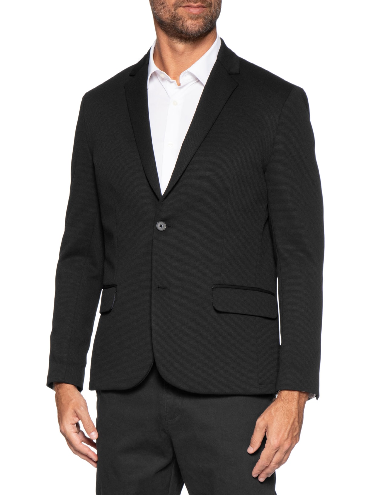 Blazer Masculino Malha Power – Preto Sergio K