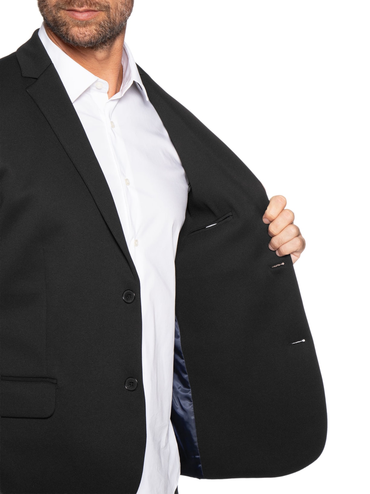 Blazer Masculino Malha Power – Preto Sergio K