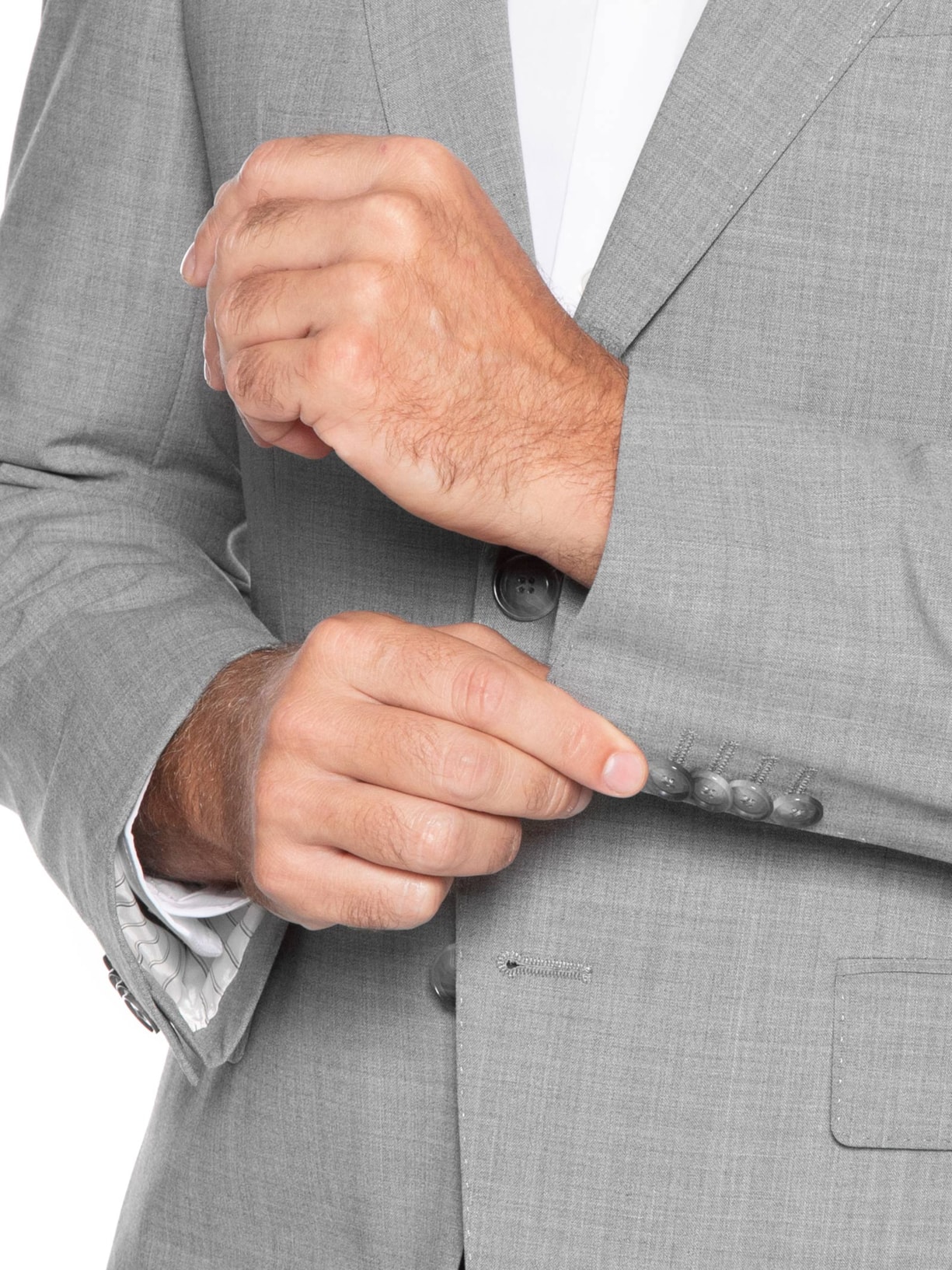 Blazer Masculino Slim Fit H-Hutson Cinza Boss