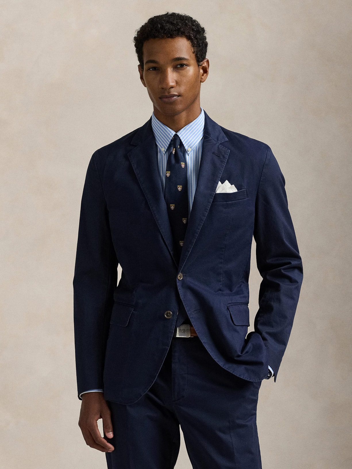 Blazer Masculino Social P2B NT Chino Azul Polo Ralph Lauren