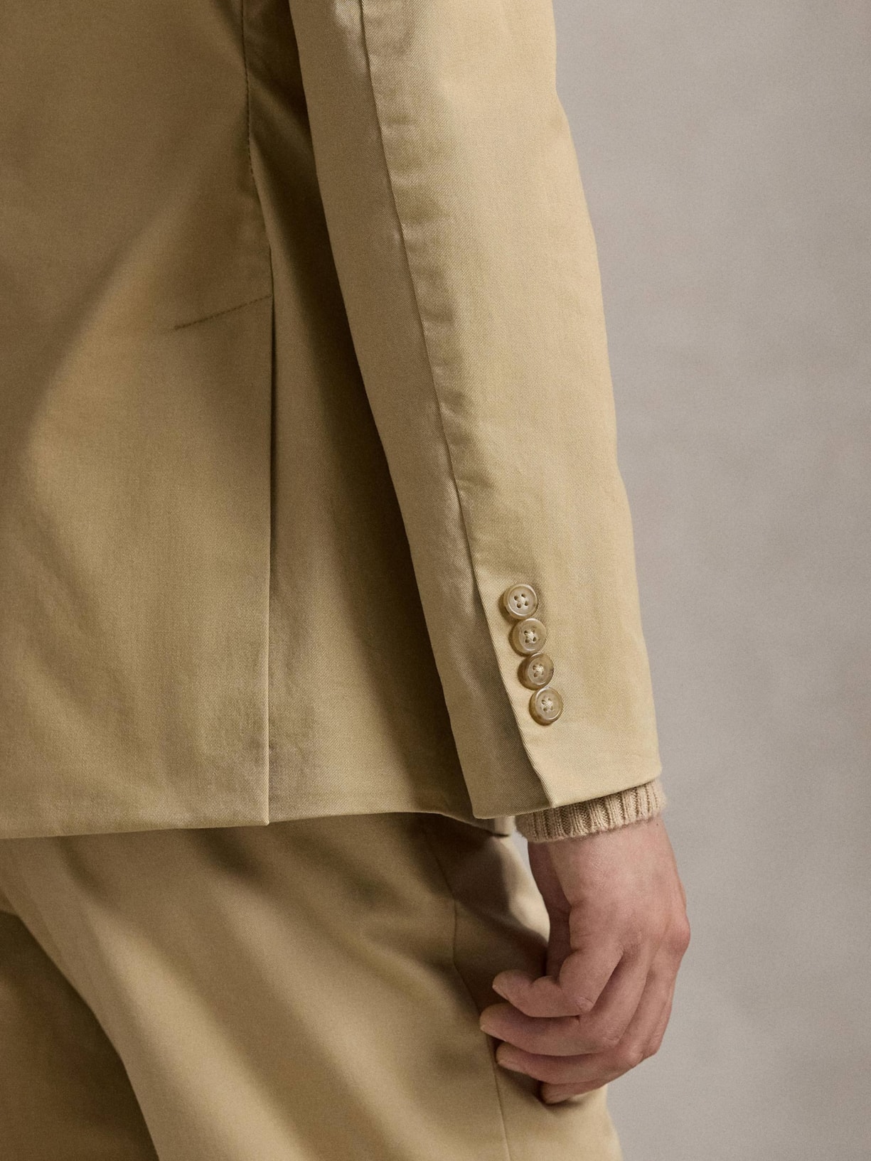 Blazer Masculino Social P2B NT Chino Bege Polo Ralph Lauren