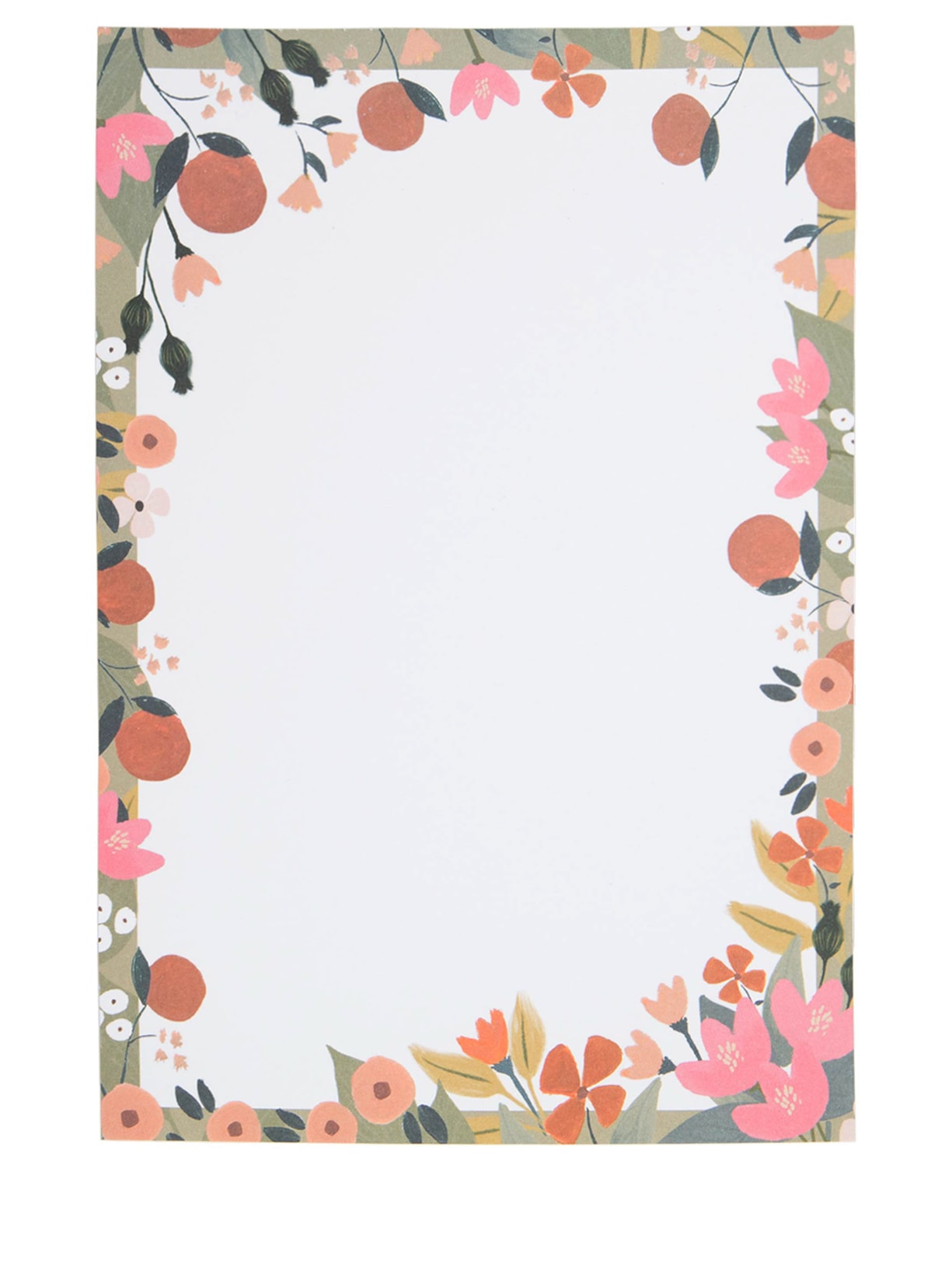 Bloco G Com Imã Tereza Em Papel Offset - Branco