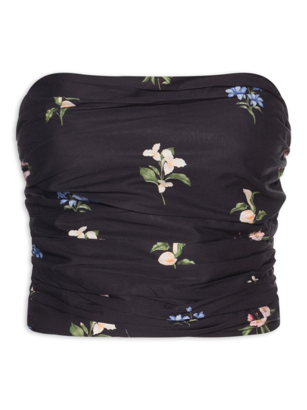 Blusa Água De Flor Preto Farm