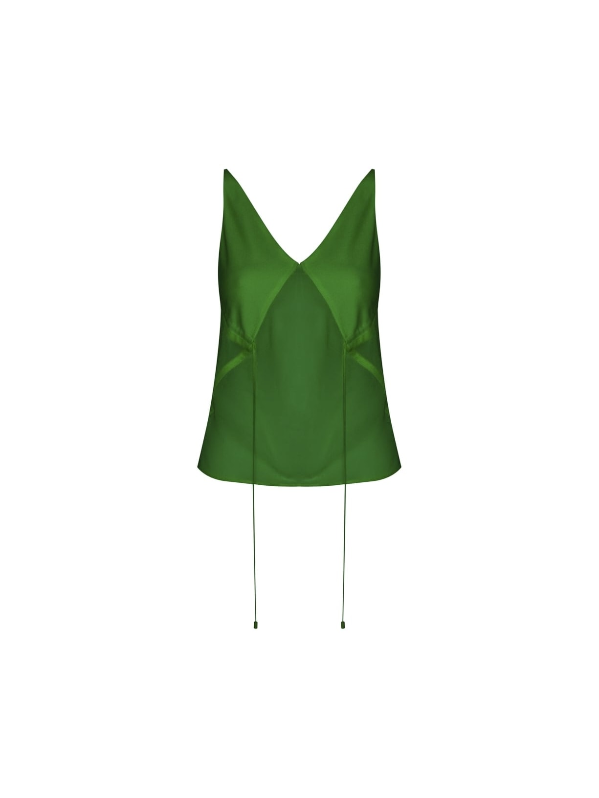 BLUSA ALÇAS FINAS BIRIBA VERDE Shop Ginger