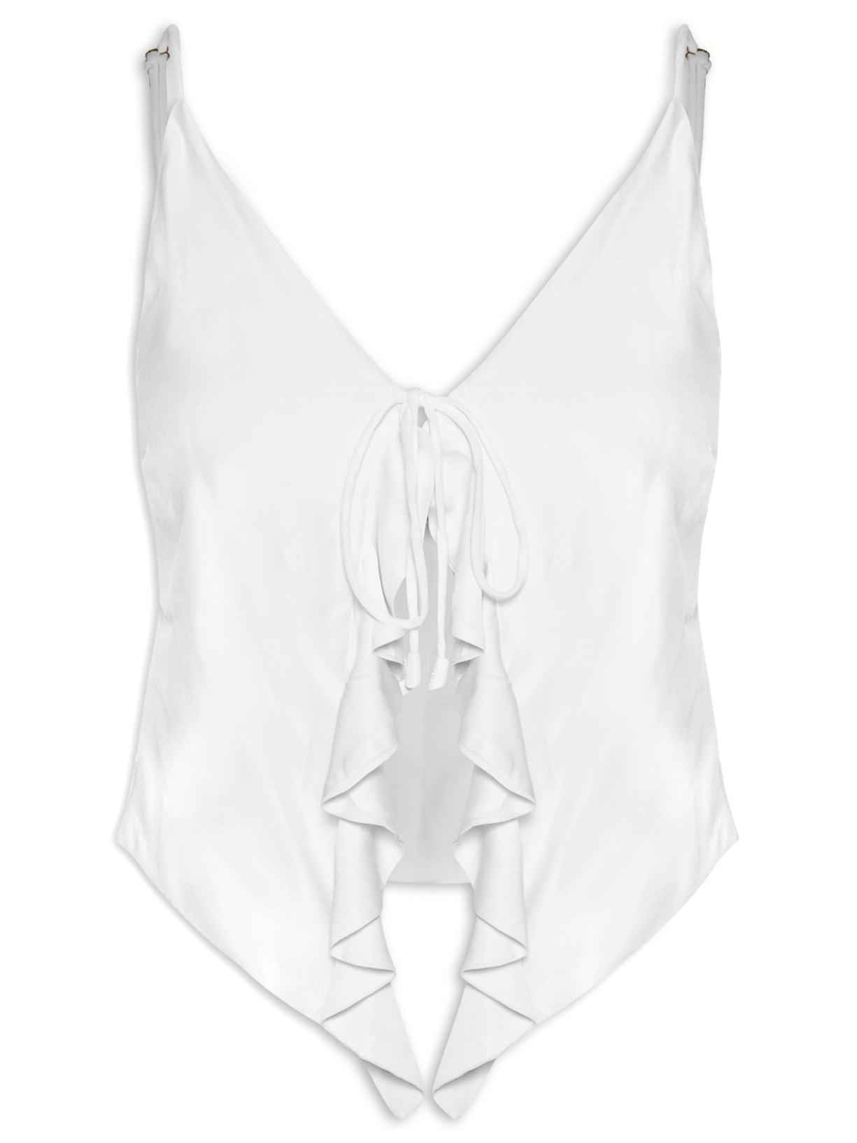 Blusa Babado - Branco