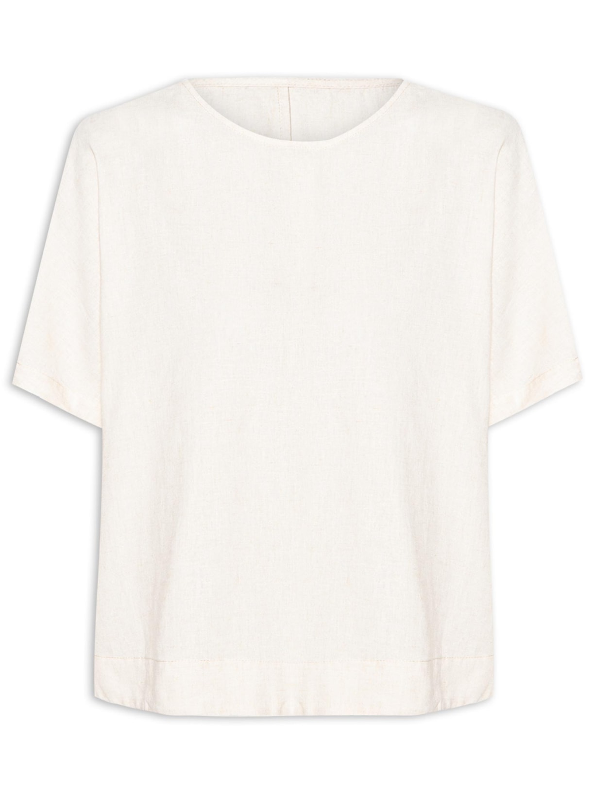 Blusa Bege Linho Matilda Yogini