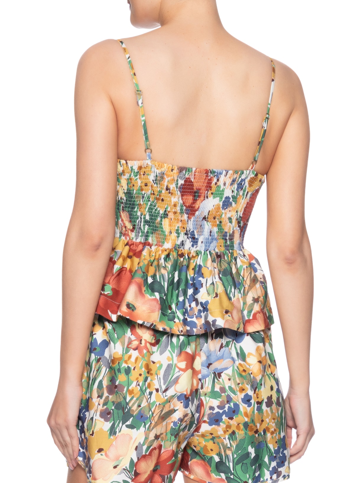 Blusa Camponesa Off-White Farm