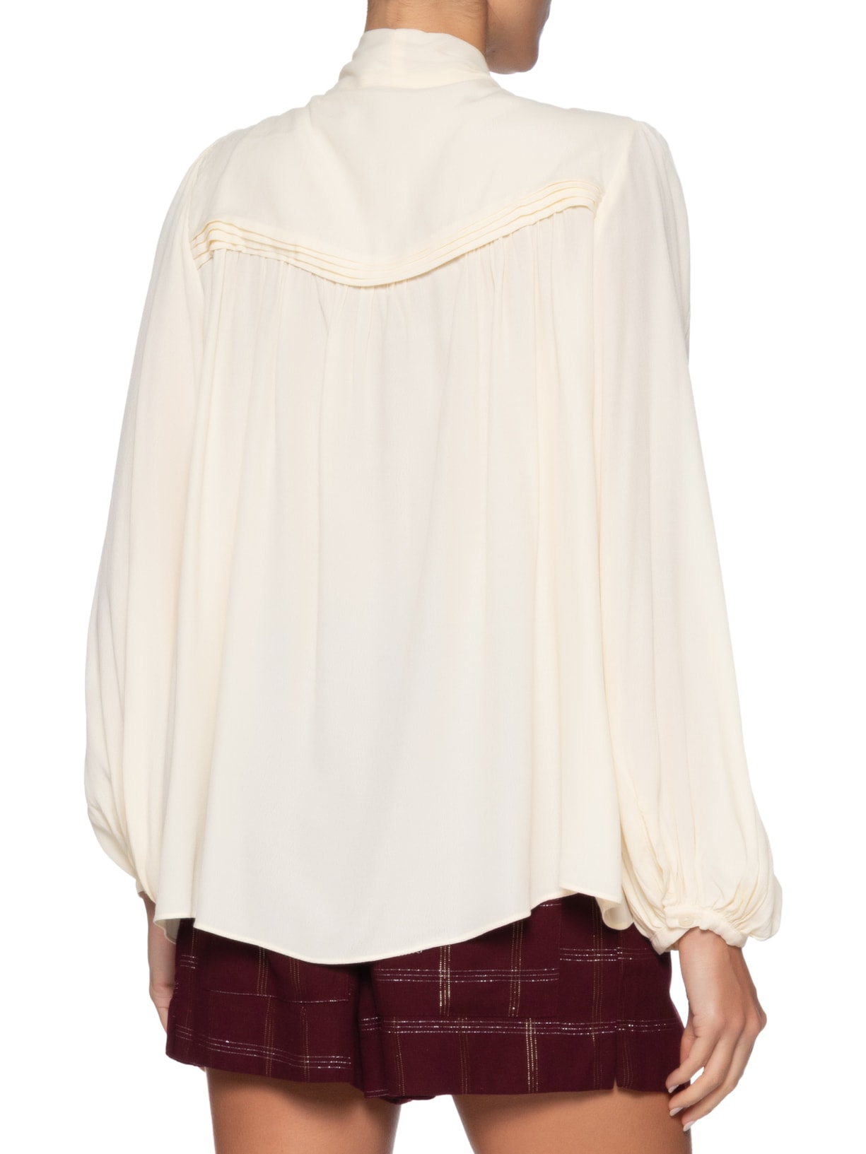 Blusa Crepe com Pregas Feminina – Amarelo Dress To