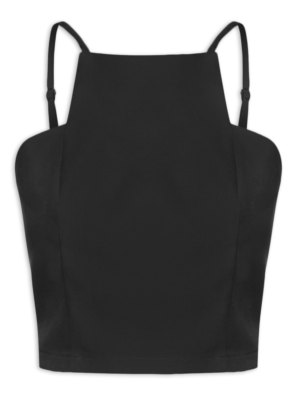 Blusa Cropped Feminina - Preto