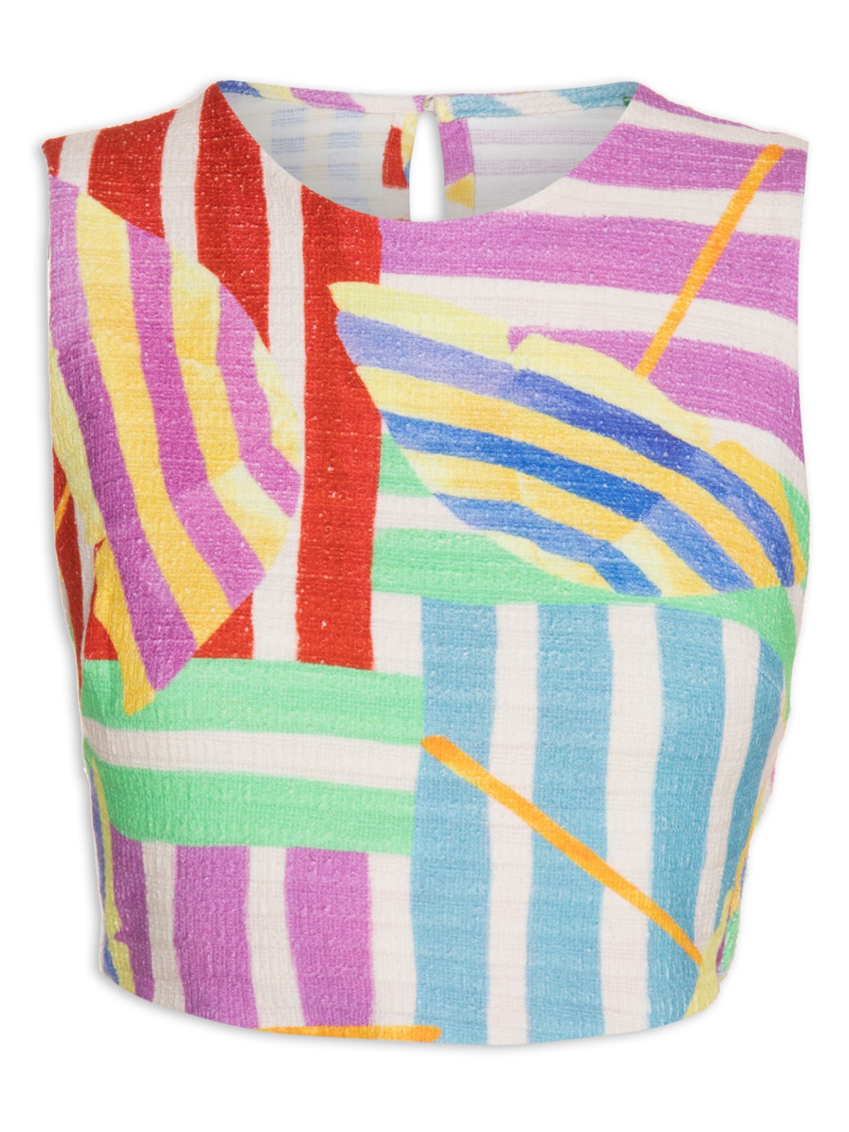 Blusa Cropped Guarda Sol - Rosa