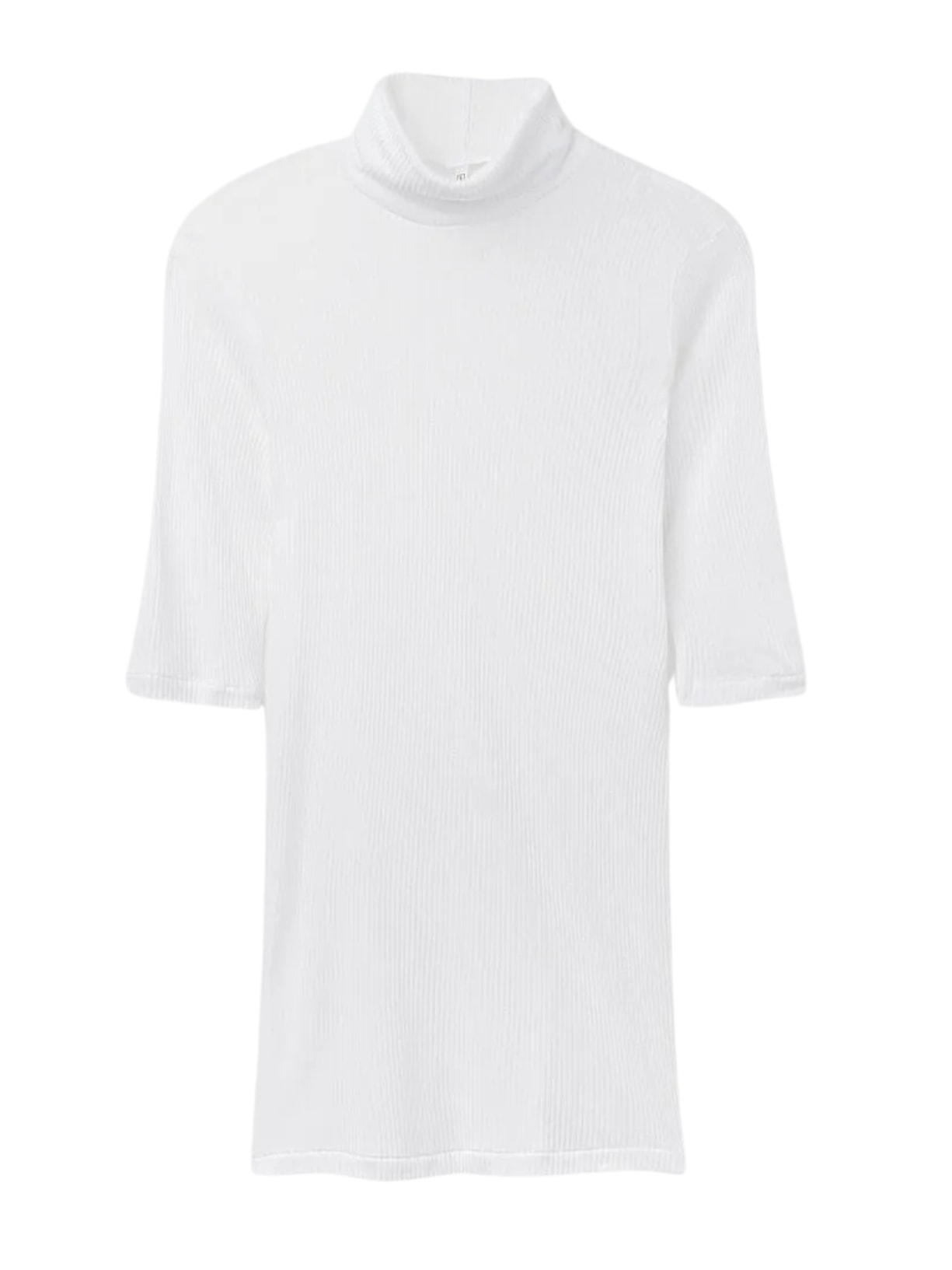 Blusa De Gola Alta Ultranatural Com Cashmere - Branco