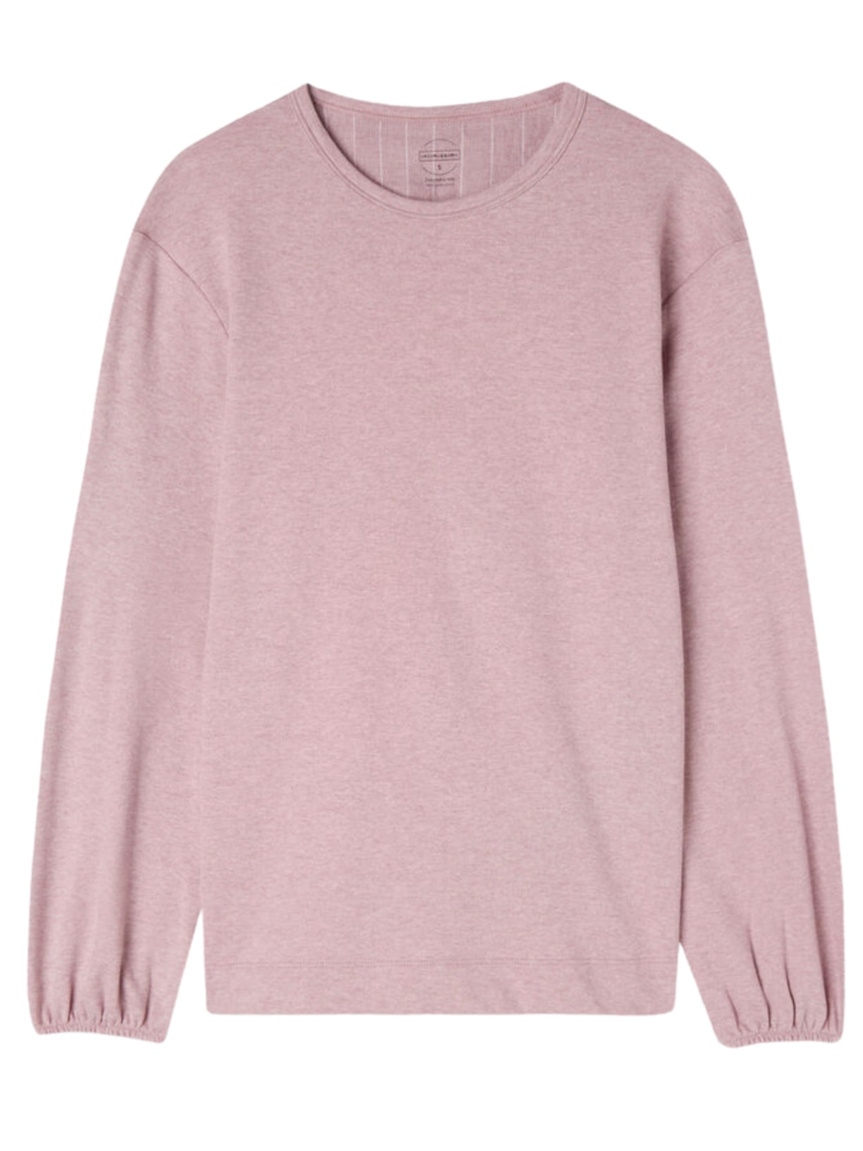 Blusa De Manga Comprida Em Algodão Quente Pinstripes Fantasy Rosa Intimissimi