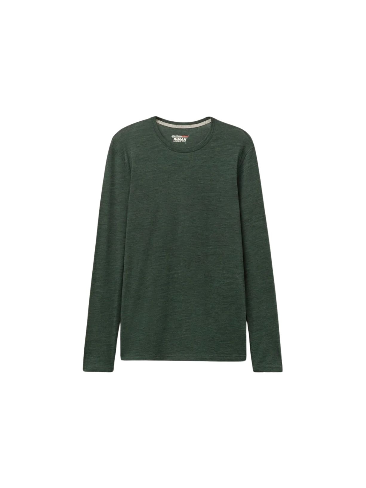Blusa De Manga Comprida Em Lã Merino Com Decote Redondo Verde Intimissimi