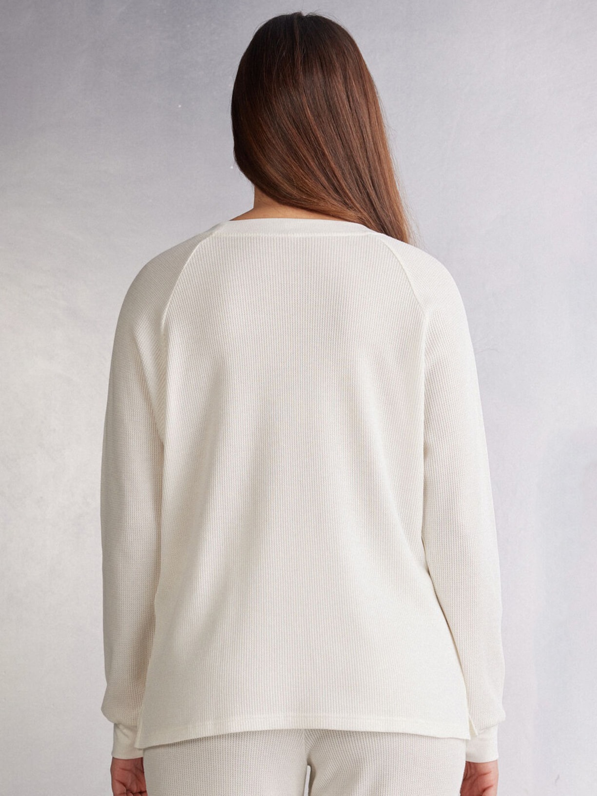Blusa De Manga Comprida Glisten In The Light Marfim Intimissimi