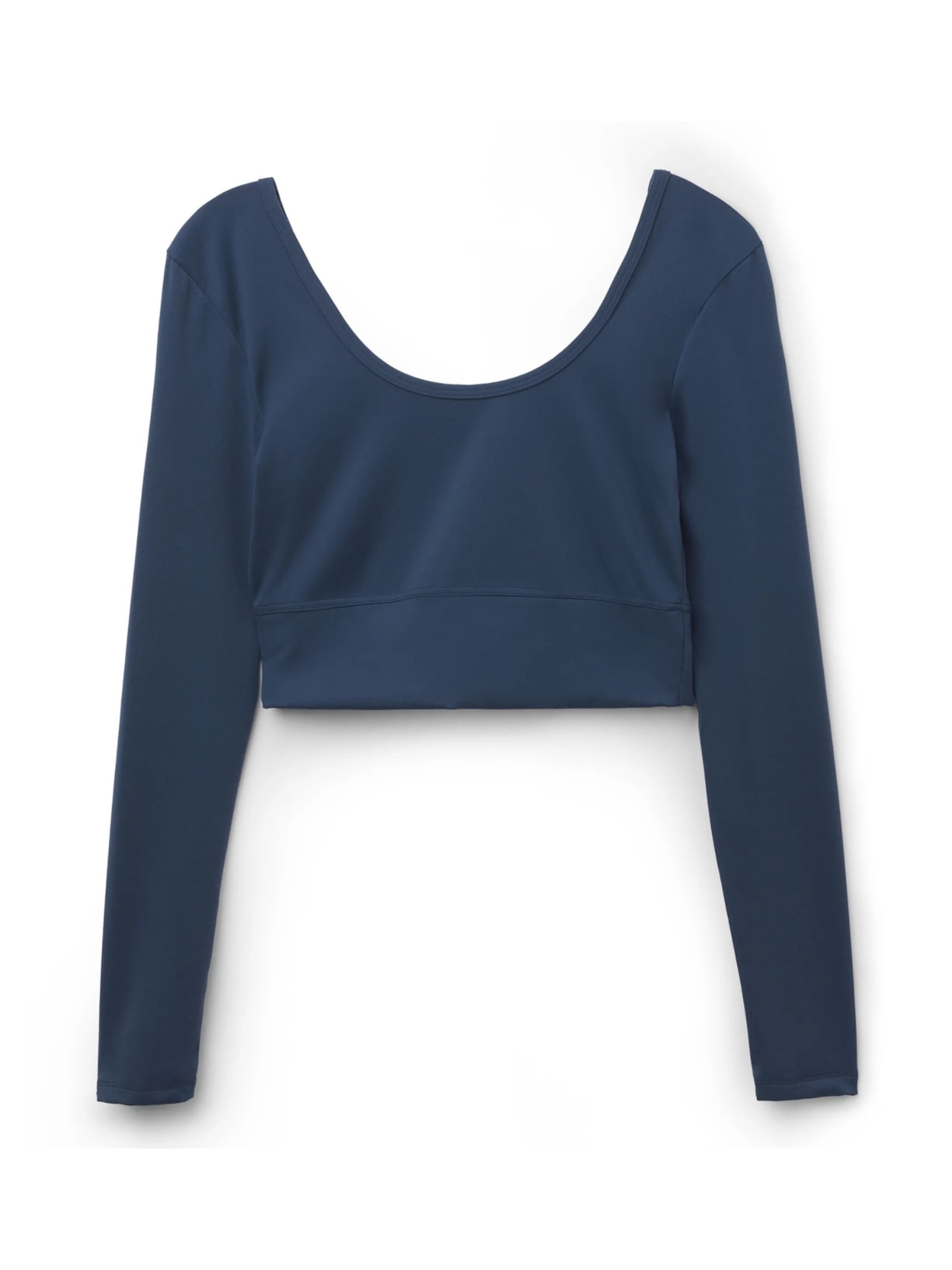 Blusa De Manga Comprida Soft Touch - Azul