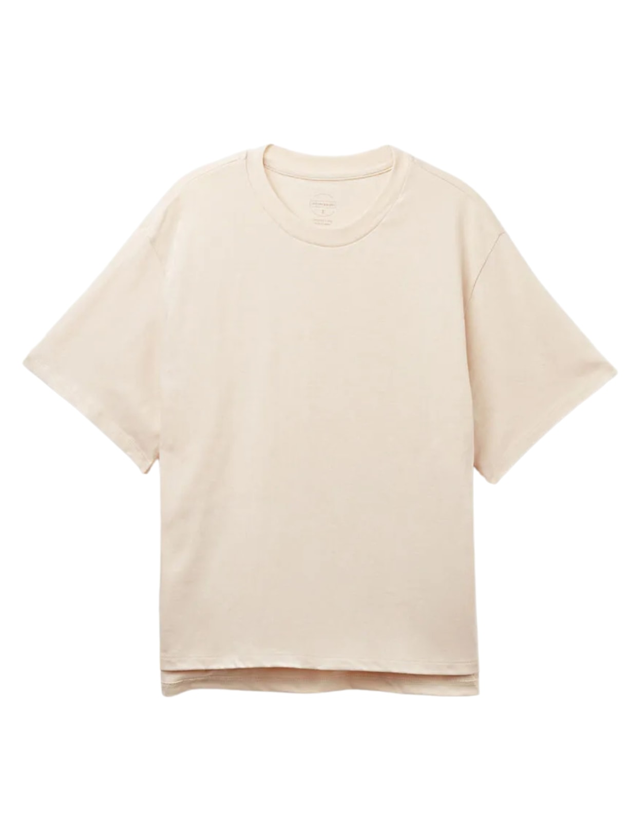 Blusa De Manga Curta Boxy Fit Em Algodão - Branco