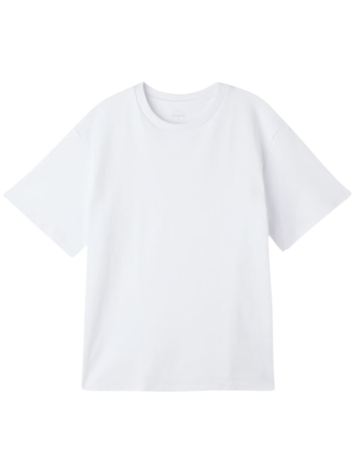 Blusa De Manga Curta Em Algodão - Branco