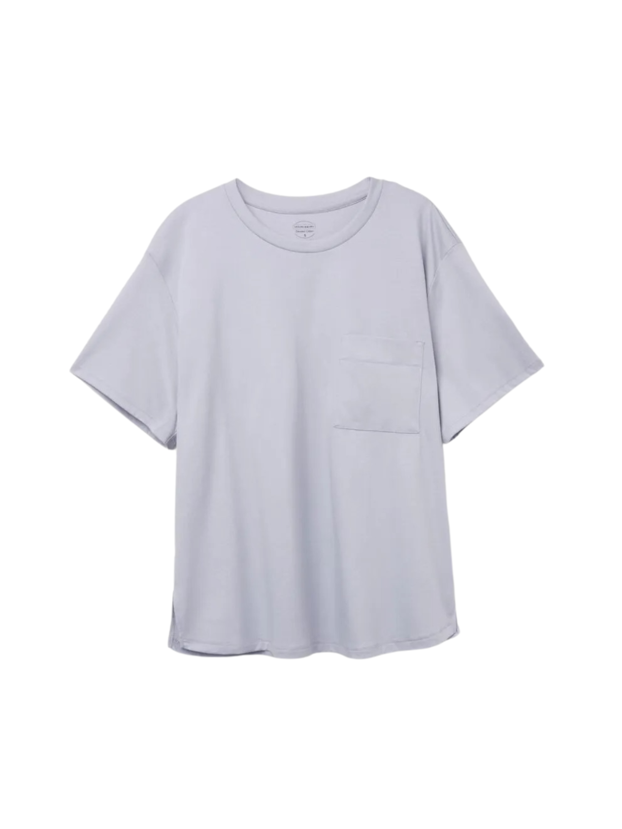 Blusa De Manga Curta Em Algodão Elevated Cotton Cinza Intimissimi