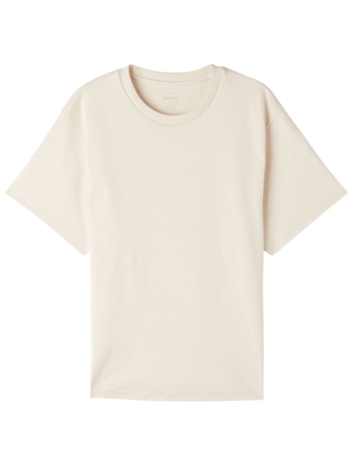 Blusa De Manga Curta Em Algodão - Off-White