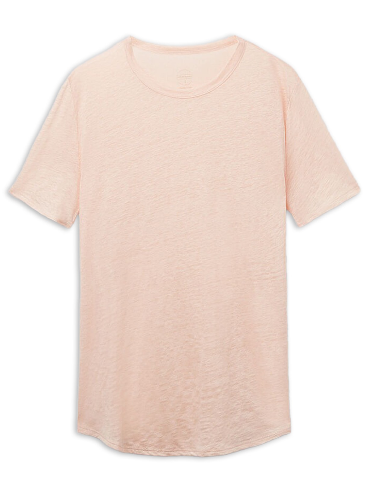 Blusa De Manga Curta Em Linho The Pure Linen Rosa Intimissimi