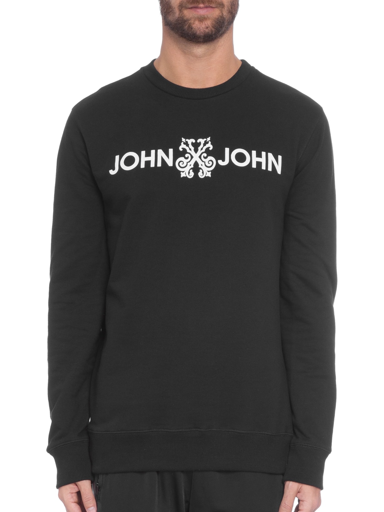 Blusa de Moletom Masculina New Basic  Preto  John John