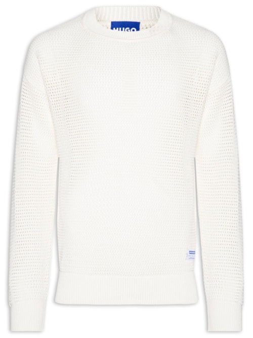 Blusa de Tricô Masculina Sanjou - Branco