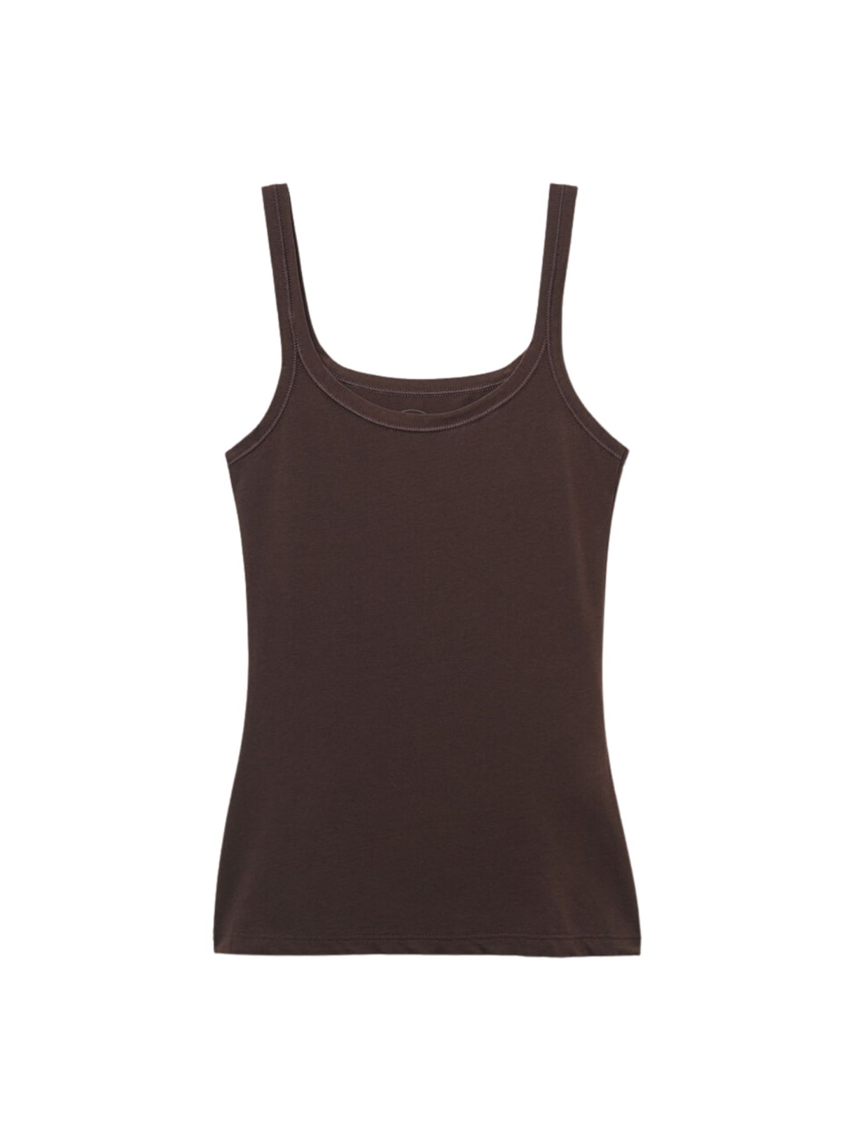 Blusa Em Algodão Supima Ultralight Marrom Intimissimi