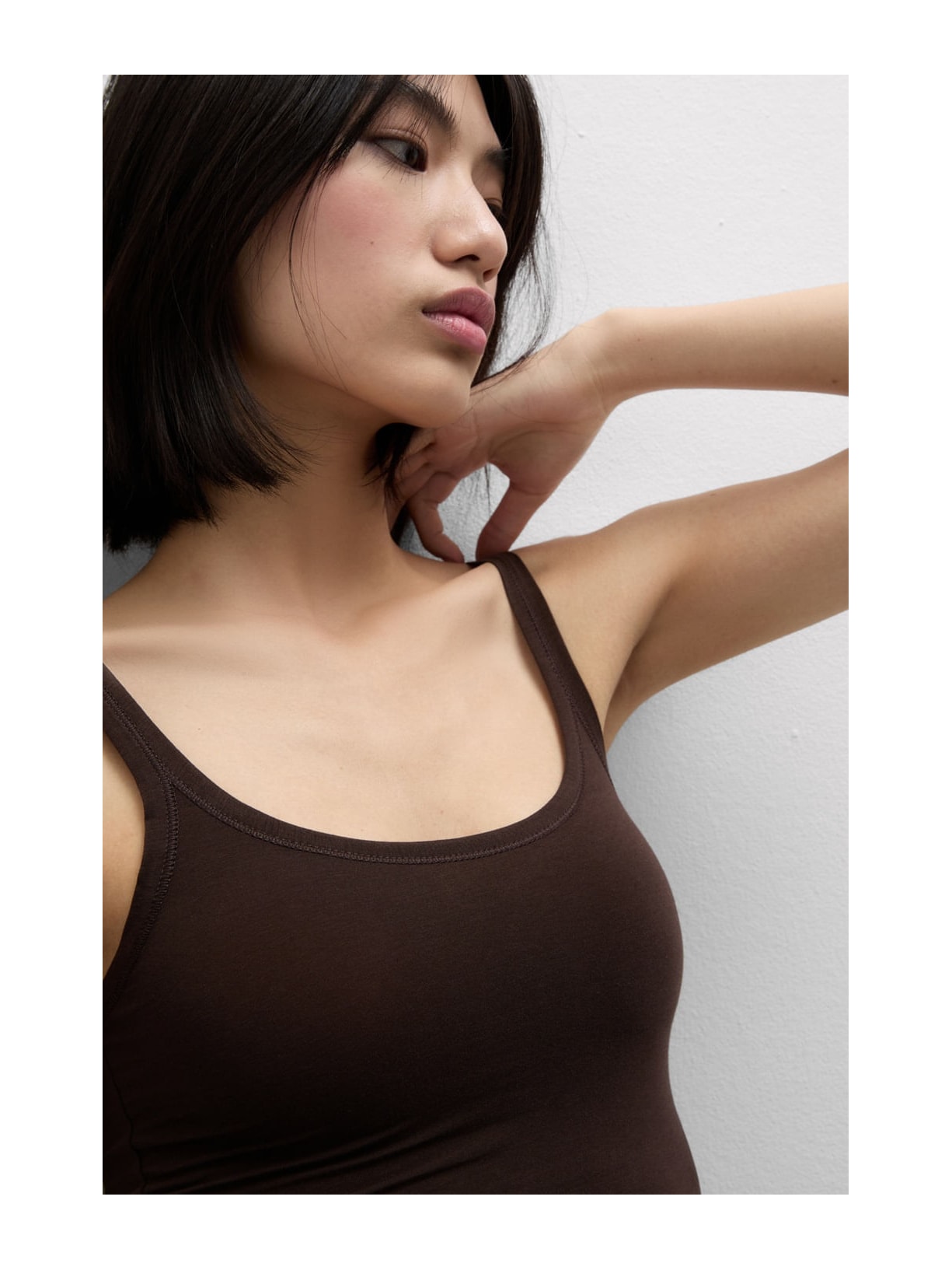 Blusa Em Algodão Supima Ultralight Marrom Intimissimi