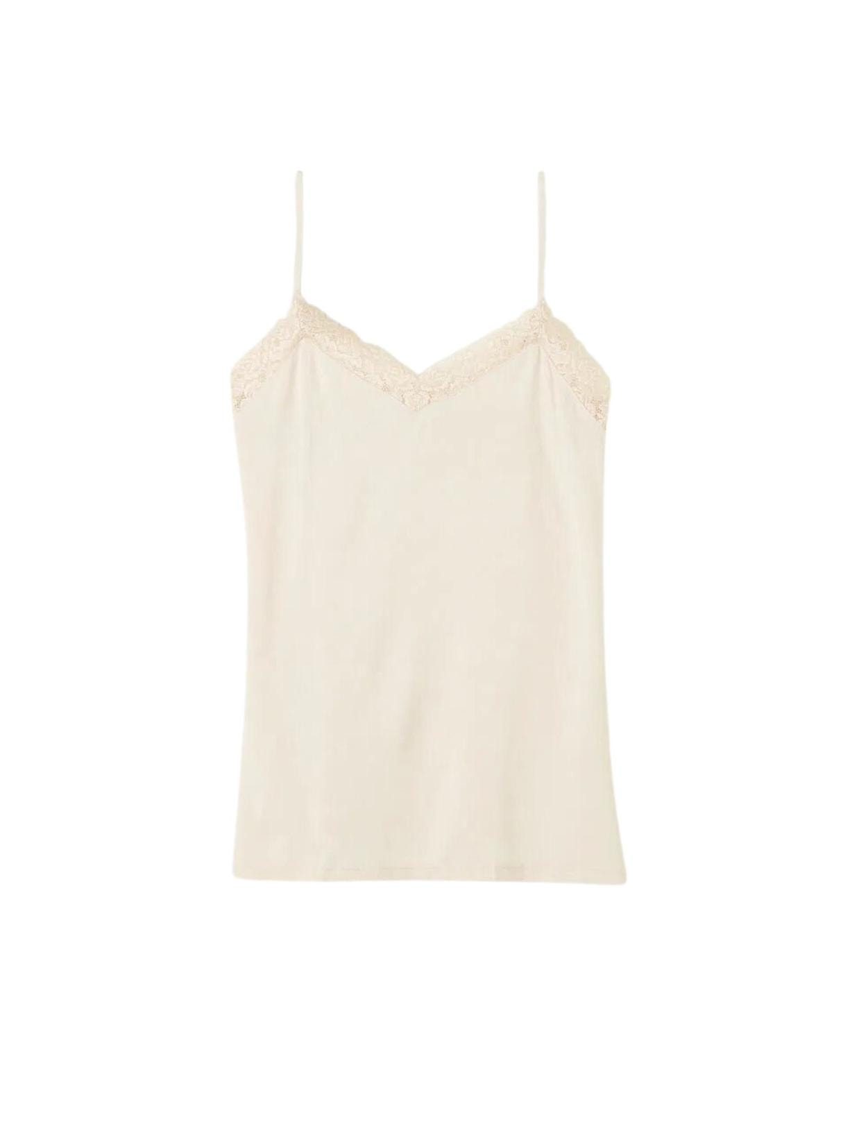 Blusa Em Micromodal Pretty Flowers - Bege