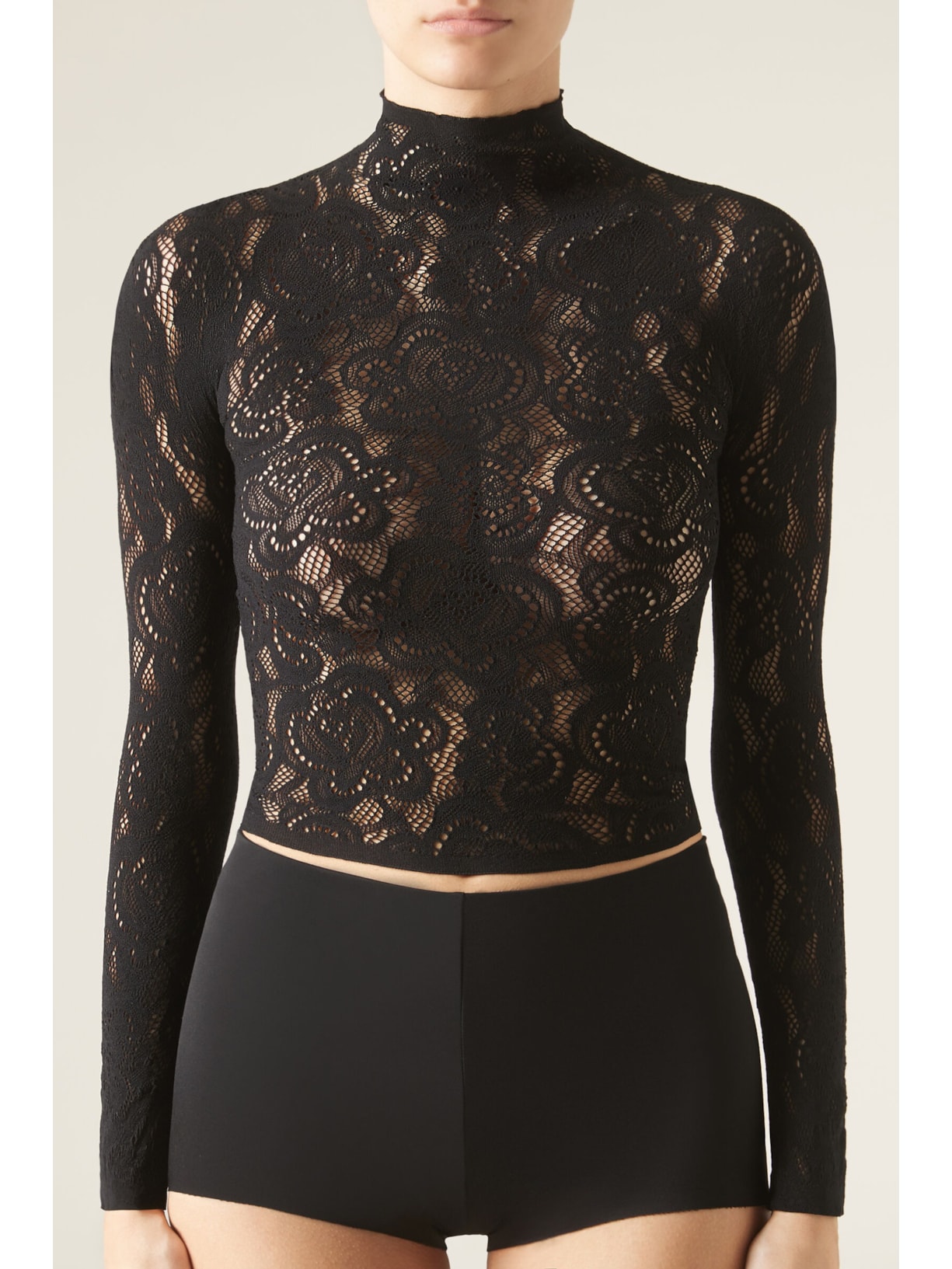 Blusa Em Renda Preto Calzedonia