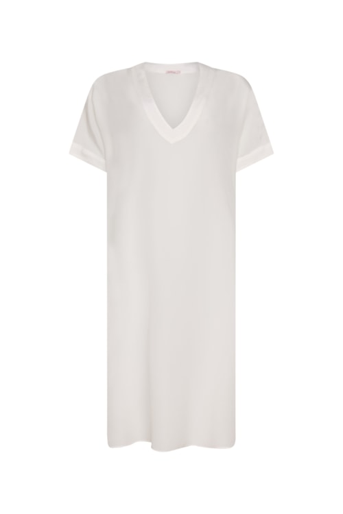 Blusa em Seda Conchas - Off White
