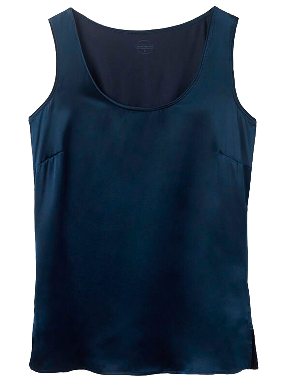 Blusa Em Seda e Modal - Azul