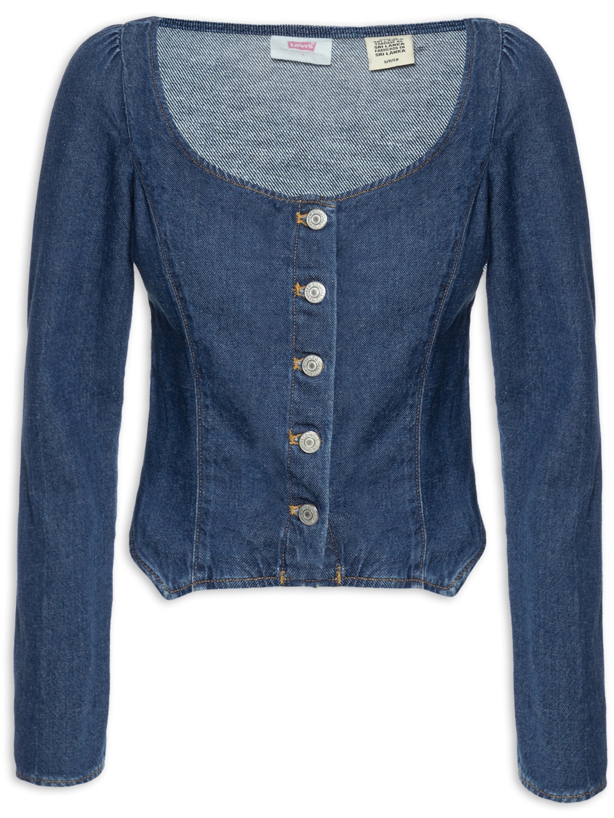 Blusa Feminian Weston Corset - Azul