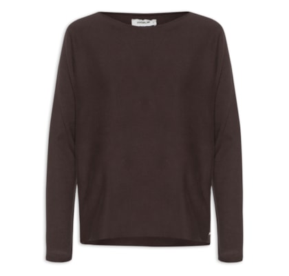 Blusa Feminina 3D Consuelo - Marrom