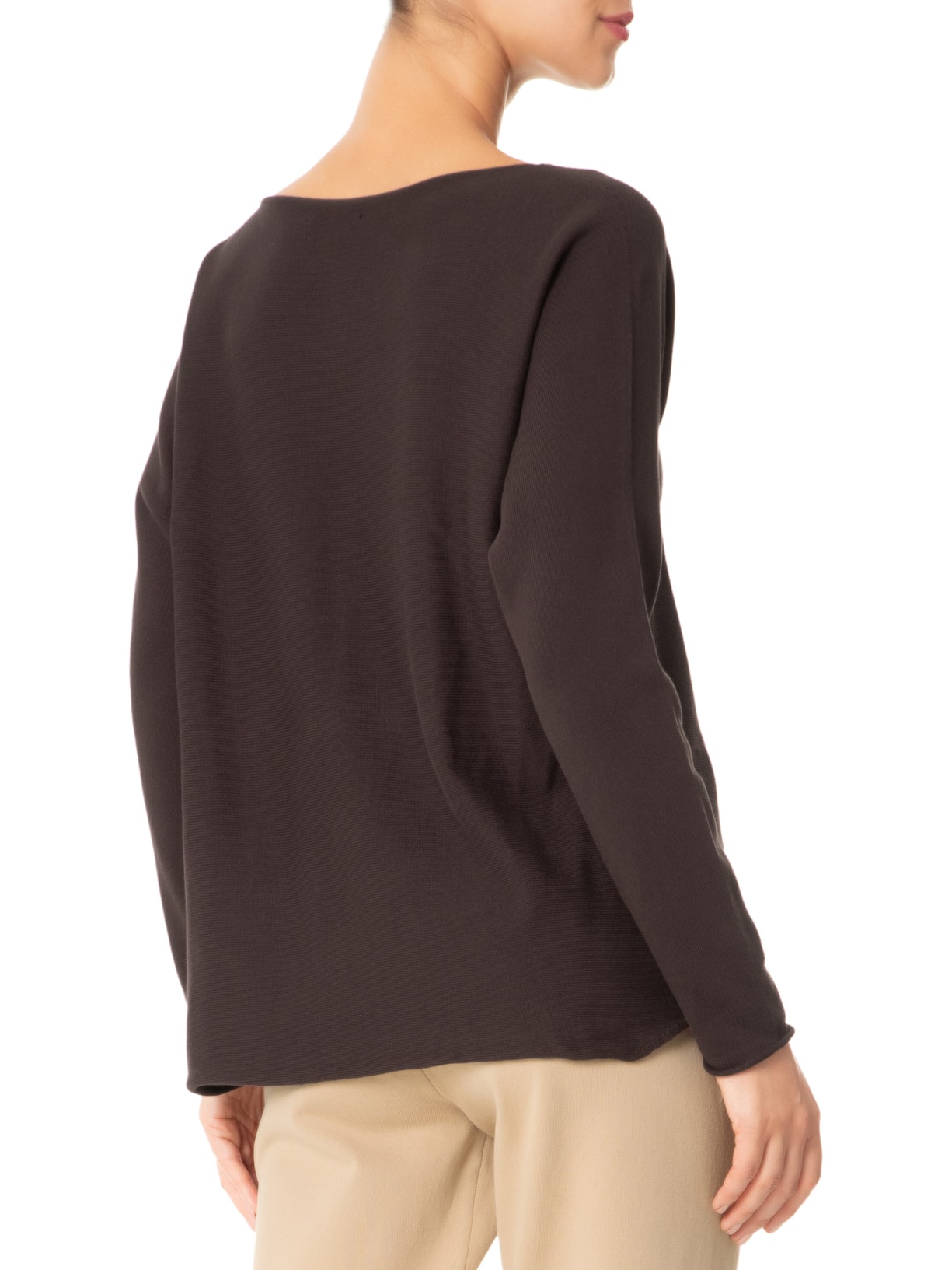 Blusa Feminina 3D Consuelo Marrom Anselmi