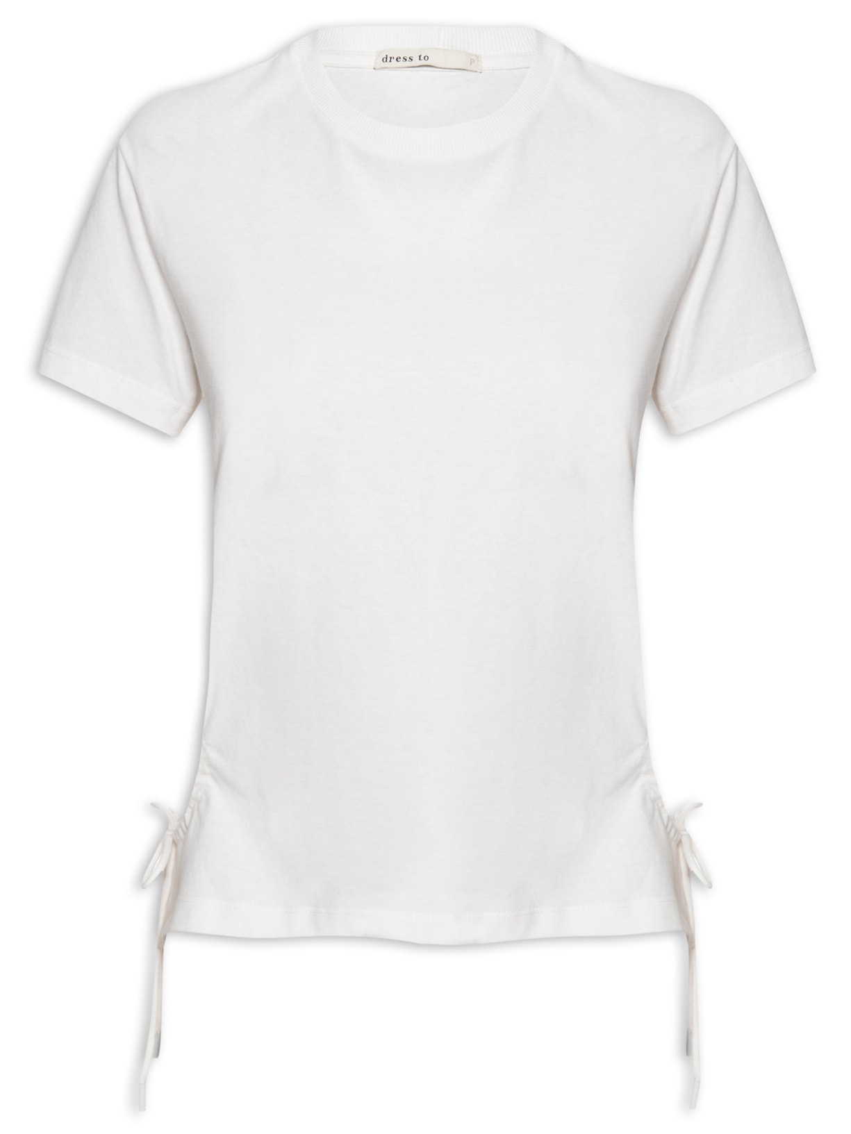 Blusa Feminina Abertura Lateral - Off White
