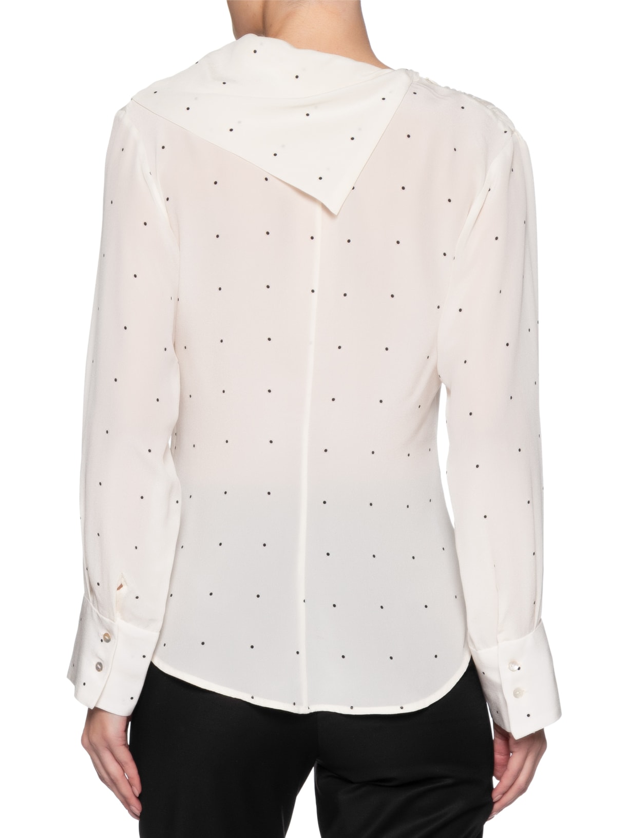 Blusa Feminina Acinturada Lenço Branco Andrea Marques