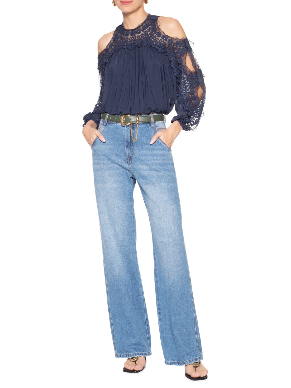 Blusa Feminina Adriana Azul Iorane