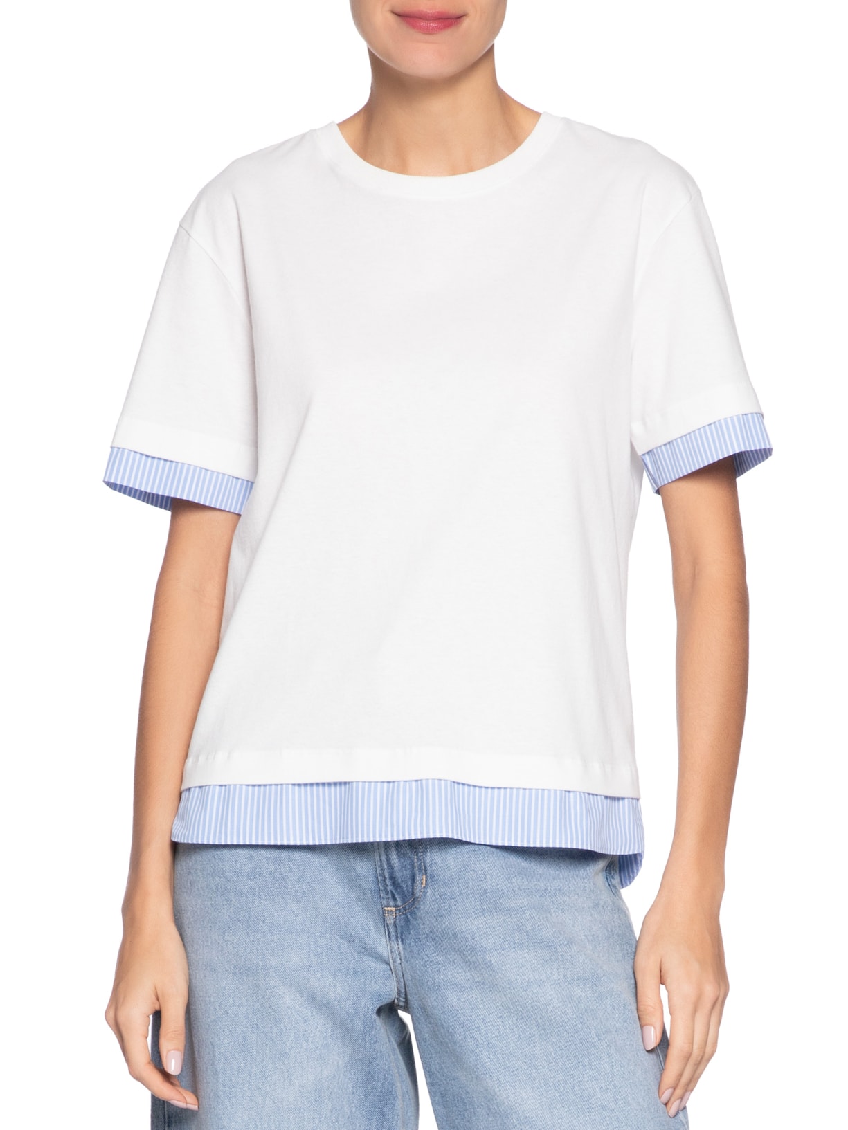 Blusa Feminina Alana Branco Le Lis