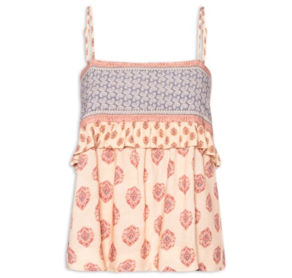 Blusa Feminina Alça Estampa Haze - Rosa
