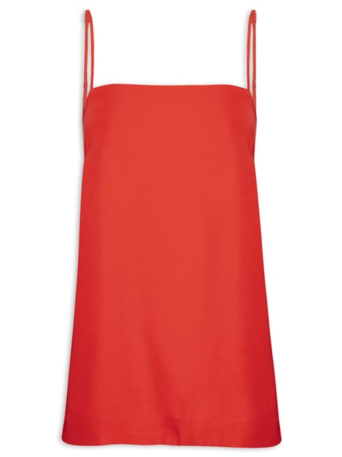 Blusa Feminina Alça Fendas - Vermelho