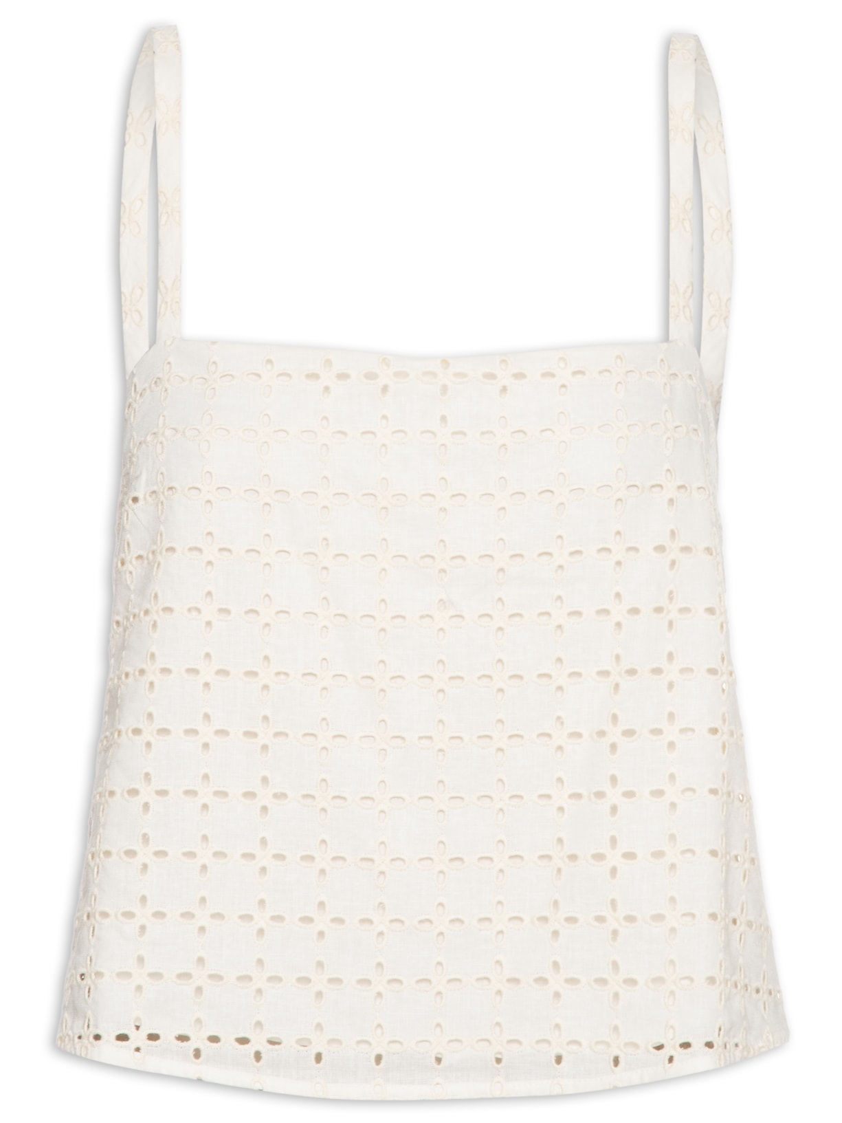 Blusa Feminina Alça Laise - Branco