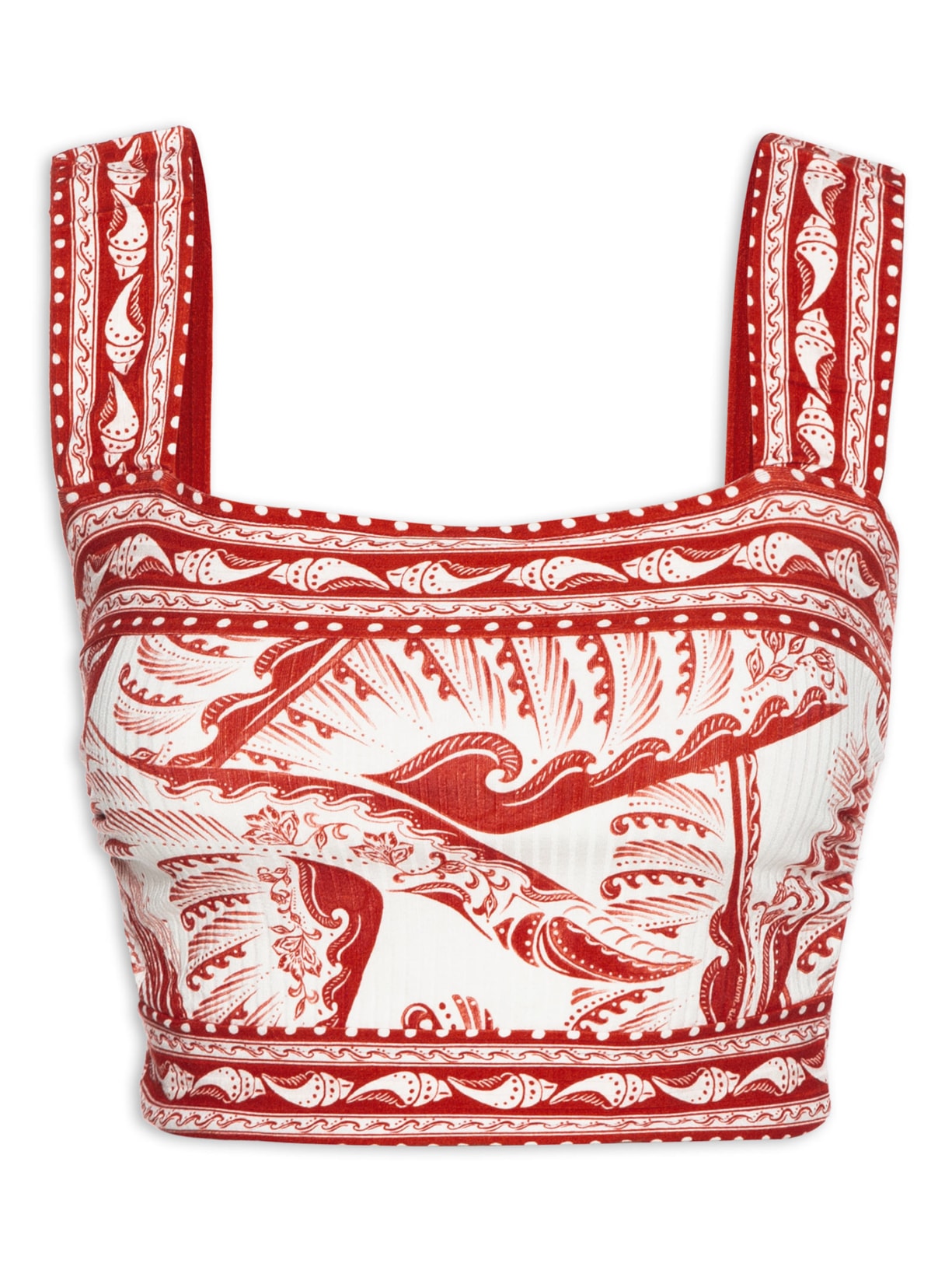 Blusa Feminina Alça Magia De Tucano - Vermelho