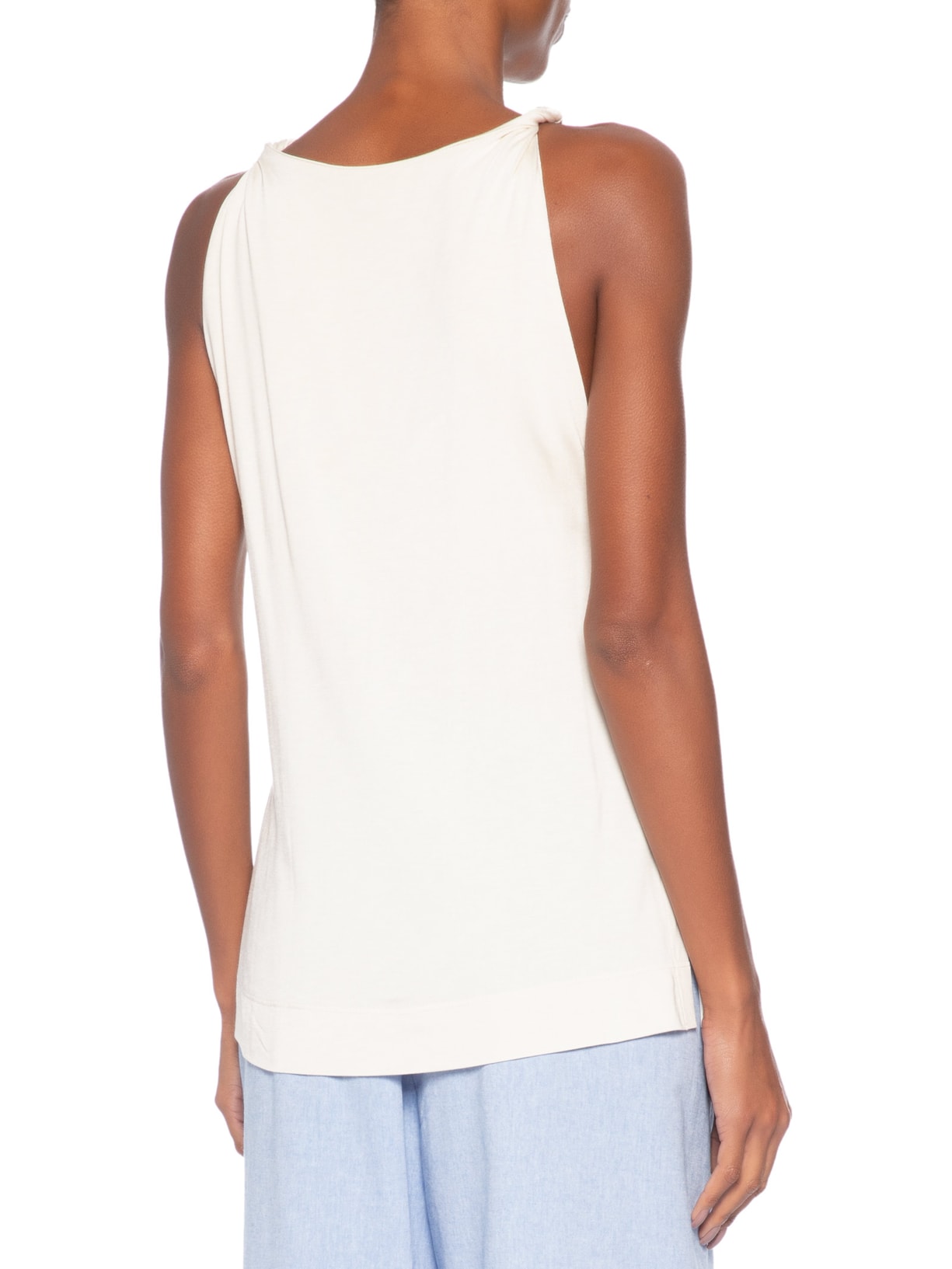 Blusa Feminina Alça Torcida Bege Animale