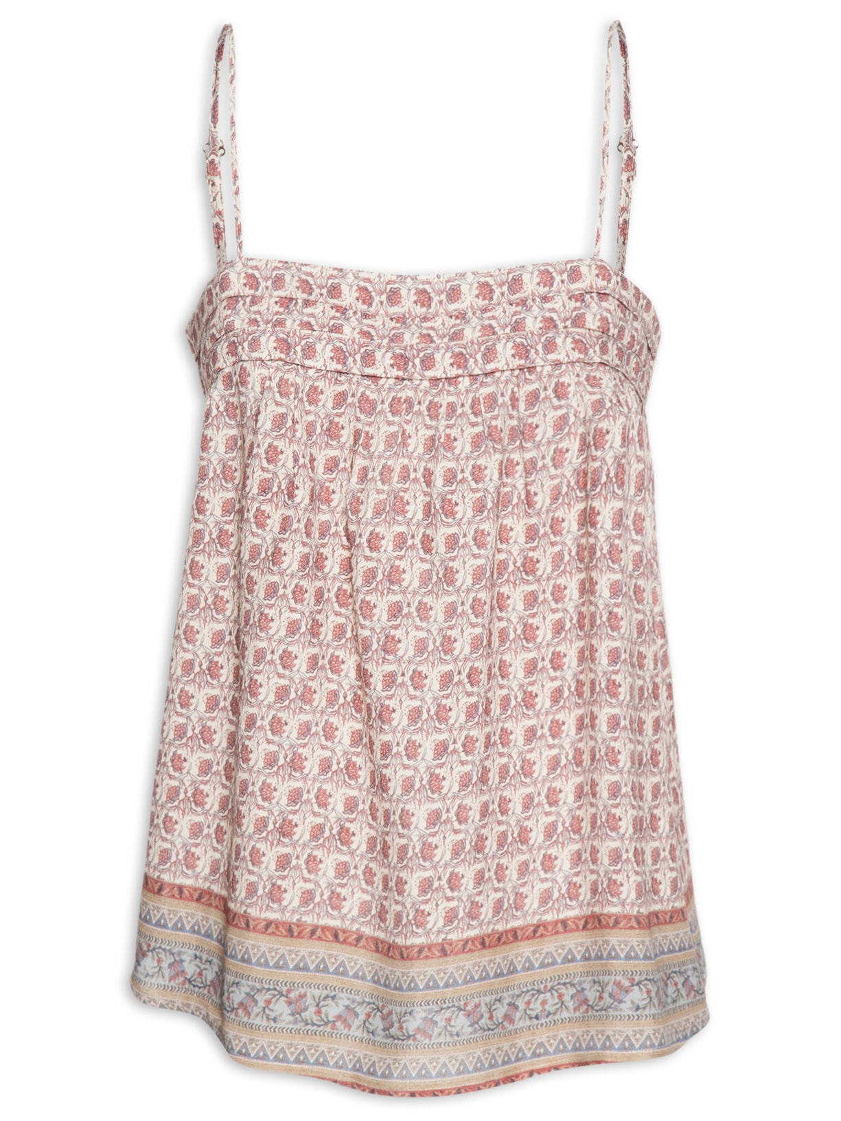 Blusa Feminina Alcinha Estampa Aster - Rosa