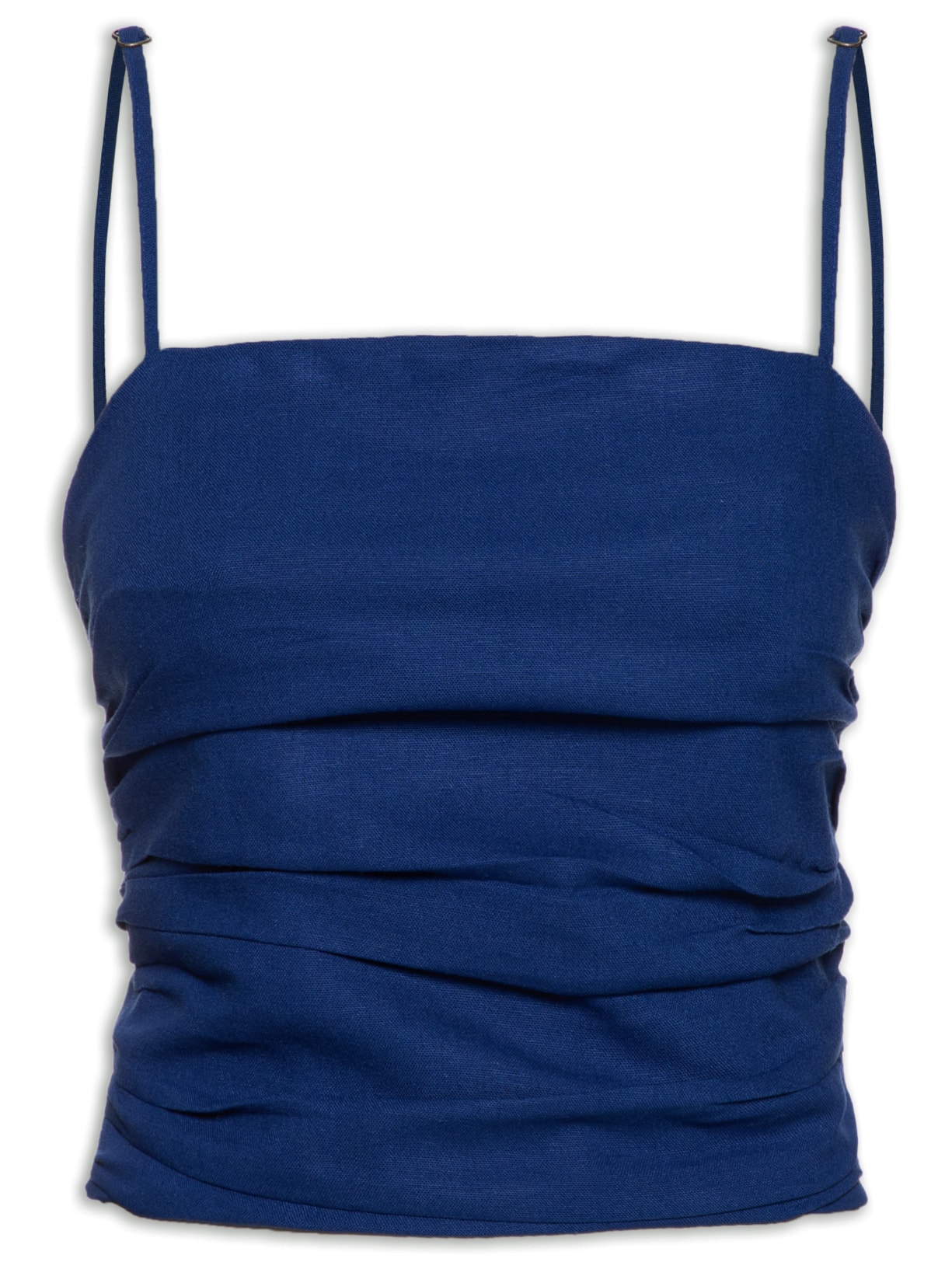 Blusa Feminina Alcinha Lastex Costas - Azul