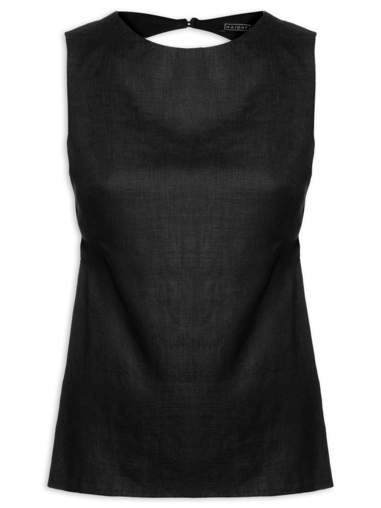 Blusa Feminina Alessandra Linho - Preto