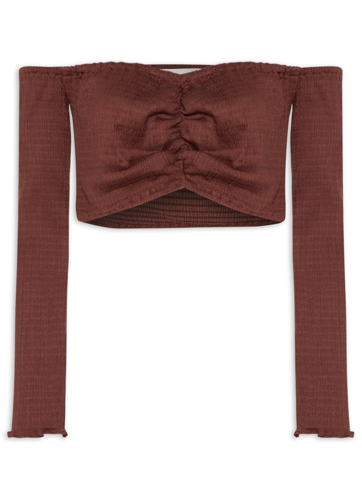 Blusa Feminina Algodão Cliff - Marrom