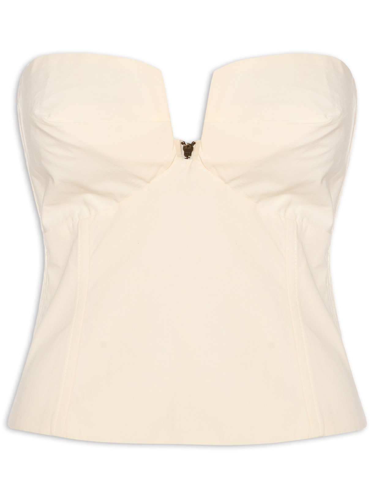 Blusa Feminina Algodão Decote Frente - Amarelo