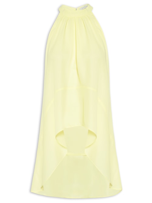 Blusa Feminina Alongada - Amarelo